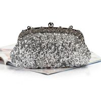 Paillettes Flocon De Neige Strass De Mariée Sac Dîner Sac Banquet Sac Femmes Sac De Demoiselle D'honneur Sac Nouveau Sac Cadeau 8913 Robe Vêtement Sac main image 3