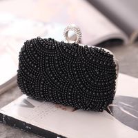 Pearl Diamond Dinner Banquet Bride Wedding Hand Take Chain Bag Ring Buckle Lady Bag main image 4