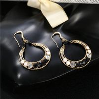 Retro Trend Diamond Oval Geometry Drop Earrings Accessories Fashion Simple Female Jewelry main image 3