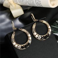 Retro Trend Diamond Oval Geometry Drop Earrings Accessories Fashion Simple Female Jewelry main image 4