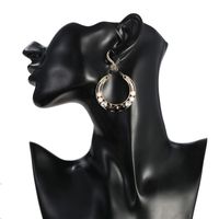 Retro Trend Diamond Oval Geometry Drop Earrings Accessories Fashion Simple Female Jewelry main image 5