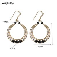 Européen Et Américain Rétro Tendance Diamant Ovale Géométrique Goutte D'eau Boucles D'oreilles Boucle D'oreille Accessoires Simple Personnalité De La Mode Féminine Accessoires main image 6