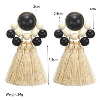 Exaggerated Alloy Fringed Resin Earrings Earrings Popular Jewelry main image 3