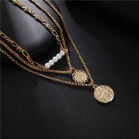 Hot Sale Jewelry Multi-layer Long Head Four-leaf Clover Pendant Necklace main image 4