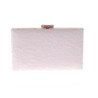 Lace Evening Banquet Bag With Diamonds Fashion Women's Small Square Bag sku image 2