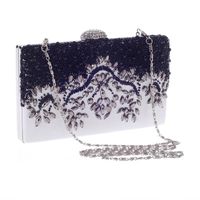 Beaded Embroidered Bag Austrian Rhinestone Evening Party Package Simple Evening Women's Bag sku image 1