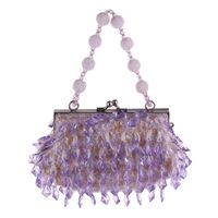 Classic Beaded Embroidered Bag Cheongsam Tassel Bag sku image 6