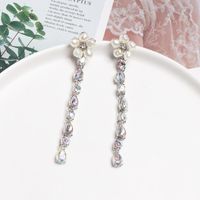 Hot Earrings Colored Diamonds Dripping Female Exaggerated Earrings main image 3