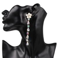 Hot Earrings Colored Diamonds Dripping Female Exaggerated Earrings main image 6