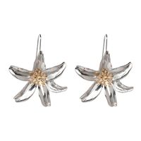New Fashion Alloy Lily Earrings 7 Colors main image 6