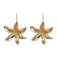 New Fashion Alloy Lily Earrings 7 Colors main image 5