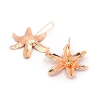 New Fashion Alloy Lily Earrings 7 Colors main image 3