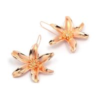 New Fashion Alloy Lily Earrings 7 Colors main image 4