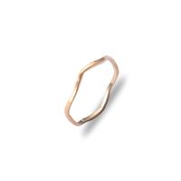 Geometric Curve Ring Joint Ring Wavy Ring Tail Ring Small Fresh Ring main image 3