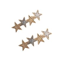 New Metal Five-pointed Star Duckbill Clip Bangs Clip Wholesale main image 6