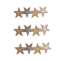 New Metal Five-pointed Star Duckbill Clip Bangs Clip Wholesale main image 5