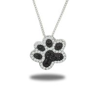 Best Selling Studded Cat Dog Claw Pendant Necklace Cat Paw Print Necklace Ankle Necklace Clavicle Chain main image 1