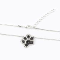 Best Selling Studded Cat Dog Claw Pendant Necklace Cat Paw Print Necklace Ankle Necklace Clavicle Chain main image 5