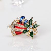Hot Fashion Christmas Series Brooch Cute Bell Boutonniere main image 3