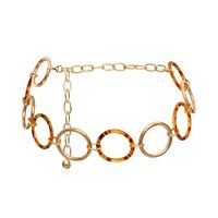 Geometric Body Chain Female Ring Acrylic Phase Waist Chain Wholesales Fashion main image 3