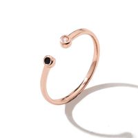 Handmade Opening Ring Green Alloy Plating Gold And Silver Ring Tail Ring Wholesales Fashion sku image 1
