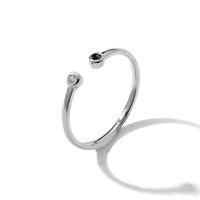 Handmade Opening Ring Green Alloy Plating Gold And Silver Ring Tail Ring Wholesales Fashion sku image 2