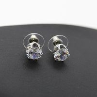 Fashion Geometric Diamond Alloy Artificial Gemstones Earrings sku image 2