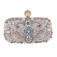 European And American New Handmade Beaded Banquet Bag With Diamond Clutch main image 3