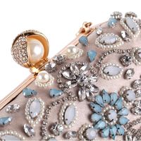 European And American New Handmade Beaded Banquet Bag With Diamond Clutch main image 6