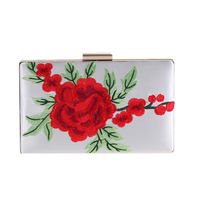 Rose Embroidered Bag Women's Flash Dinner Package Clutch Bag Dress Bag main image 4