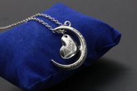 Best Selling Couple Necklace I Love You Moon Heart Love Necklace Clavicle Chain main image 4