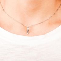 Animal Cat Pendant Necklace Cute Kitten Necklace Female Short Clavicle Chain main image 4