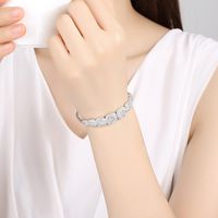 Jin Sechang Tränen Armband Mode Koreanische Version Einfache Quadratische Damen Kupfer Eingelegtes Zirkonium Armband Hersteller Großhandel Geschenk main image 3