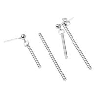 Earrings Geometric Asymmetry Word Bar Earrings Simple Vertical Bar main image 4