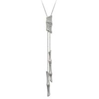Jewelry Diamond Crystal Bamboo Sweater Chain Autumn And Winter Long Necklace sku image 2