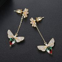 Jinse Yimeng Ohrringe Neue Kreative Mode Koreanische Version Des Süßen Langen Bienen Anhängers Weibliche Ohrringe Geschenk sku image 1