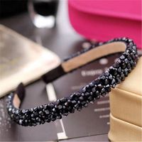 Diadema De Lujo Coreana De Cristal Para Mujer Con Cuentas Tejidas Hechas A Mano Accesorios Para El Cabello Diadema Ancha main image 10