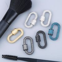 Diamond Pendant Fashion Key Chain Multi-function Screw Buckle With Jewelry Wholesale main image 6