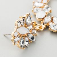 Round Alloy With Rhinestone Earrings Earrings Female Geometric Jewelry Wholesales Fashion main image 4