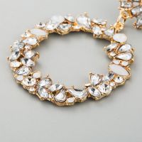 Round Alloy With Rhinestone Earrings Earrings Female Geometric Jewelry Wholesales Fashion main image 5
