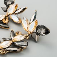 Jewelry Earrings Long Leaves Rhinestones Similan Fashion Long Tassel Earrings Women main image 4