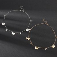 Simple Fashion Butterfly Necklace Personality Popular Five-pointed Star Clavicle Chain Women Wholesales Fashion main image 5