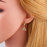 Inlaid Color Diamond Earrings Earrings Women Cloud Earrings main image 6