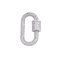 Diamond Pendant Fashion Key Chain Multi-function Screw Buckle With Jewelry Wholesale sku image 2