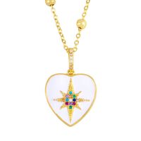 Necklace Geometric Drop Necklace Necklace Sweater Chain Micro-set Diamond Star Pendant Necklace Wholesales Fashion sku image 2