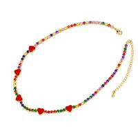 Grenz Überschreitende Neue Produkte Zubehör Choker Liebes Kette Voller Diamanten Ins Einfache Internet-promi-schlüsselbein Kette Halskette Flut Nkp96 sku image 1