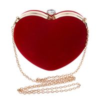 Hot Heart-shaped Handbag Lady Fashion Makeup Bag Evening  Bag Clutch Bag main image 2