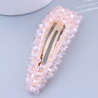 Crystal Water Drop Hair Clip Side Clip Simple Hairpin Word Clip Fashion Hairpin Hair Accessories sku image 2