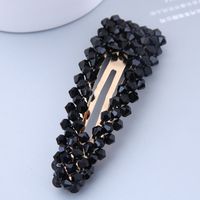 Crystal Water Drop Hair Clip Side Clip Simple Hairpin Word Clip Fashion Hairpin Hair Accessories sku image 3