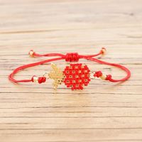 Women Bracelet Fruit Jewelry Miyuki Rice Beads Hand-woven Pineapple Pineapple Friendship Rope main image 5